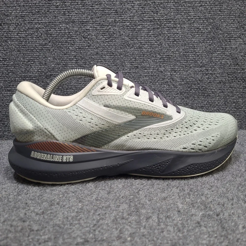Brooks Adrenaline GTS 24 Womens Size 11 Green Black Running Shoes Sneakers - Picture 7 of 15